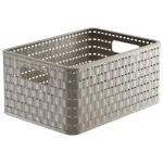 rotho Plastkast 11L Country, halli-pruun