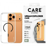 PanzerGlass CARE kaitsekott CARE by Flagship Urban Explorer musta MagSafe'iga iPhone 17 Pro Max jaoks lbipaistev