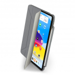 PIPETTO iPad 10.9" (10. plvkond) Origami No3 Pencil Case - TumehallTranslation: iPad 10.9" (10th gen) Origami No3 Pencil Case - Dark Grey