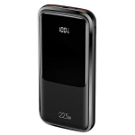 USAMS Powerbank PB58 10000mAh 22.5W QC3.0+PD Kiirlaadimine tarny/must 10KCD16101 (US-CD161)