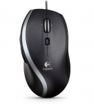 Logitech M500S Corded Optical Mouse Black