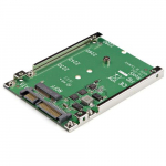 StarTech.com M.2 SATA SSD 2.5 tolli SATA adapter - M.2 NGFF SATA muundja - 7mm - Avatud raamatu kinnitus - M2 kettadapter