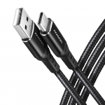 AXAGON BUCM-AM20AB kaabel ja USB-C USB-A, 2m