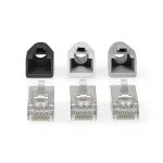 Nedis RJ45 lbivoolukonnektor CAT6 FTP -tpi tisjuhtmtekstide ja mitmeklgsete juhtmete jaoks (10 tk)