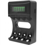 Qoltec Akulaadija Ni MH tpi R03 AAA R6 A jaoks