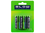 BLOW Battery AA R06P Super Heavy Duty blister 4 pieces