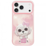 Nimmy Suured silmad Pet 2.0 koerambris iPhone 17 Pro jaoks, roosa