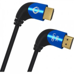 OEHLBACH D1C42540 HDMI kaabel 1 m, HDMI Type A (Standard), must, sinine