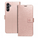 MEZZO raamatukarp SAMSUNG A14 4G / A14 5G mandala roos kuldne