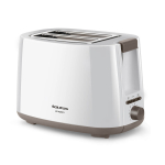 TAURUS Toaster Two Slot 750W White