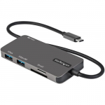 StarTech.com USB-C mitteport adapter - USB-C 4K HDMI, 100W energiakllastus lbi, SD/MikroSD slot, 3-pordi USB 3.0 hub - USB tp-C mini dock - 12 (30cm) pikk seotud kabel