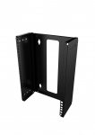 Lanview 10"" 8U Open Frame Rack Wall Mount - Black