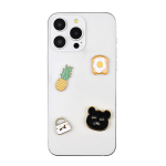 ONSALA Kaunista oma Telefonikomplekti. 2 Metall- ja Plastist Ripatsit, 4 tk
