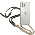 GUESS GUHCP12MKC4GSGO iPhone 12/12 Pro 6,1" Lbipaistev kvakott 4G Gold kett