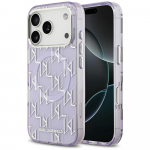 Karl Lagerfeld Etui IML KL Monogram MagSafe iPhone'ile 17 Pro Max fioletowy