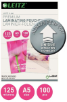 LEITZ iLAM UDT A5 lamineeritud tasku, likiv pind, 125 mikrofoni, 100 tk (74930000)