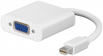MicroConnect Mini Displayport-VGA M-F White Passive,