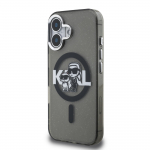 Karl Lagerfeld IML Glitter Karl ja Choupette Sketch MagSafe Case Apple iPhone 16