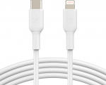 BELKIN BOOST CHARGE Lightning USB-C kaabel, 1 m, valge (CAA003bt1MWH)
