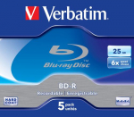 Verbatim 43715 thi Blu-Ray kettad BD-R 25 GB, 5 tk