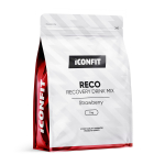 ICONFIT Reco Recovery Drink Mix taasteenutise pulber, maasikas, 1 kg (4744130015942)