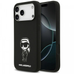 Karl Lagerfeld Silikoonist kaitsekott Karl Sketch AND Logo MagSafe iPhone 17 Pro Max must
