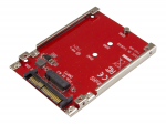 StarTech.com M.2 kuni U.2 adapter - M.2 PCIe NVMe SSD-ide jaoks - PCIe M.2 kettale U.2 (SFF-8639) hostadapter - M2 SSD konverter (U2M2E125) liidesadapter