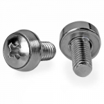 StarTech.com 12-24 Serveri riimikraamiga kruvid - 50-riistik - Nikliteeritud