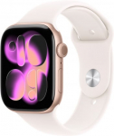 APPLE Sarja 11 / 42mm Roosakuld / Lbipaistvate Blush Sport Band - M/L