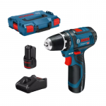 BOSCH Akutrell-kruvikeeraja GSR 12V-15, LB 2x2.0, GAL 12V-40