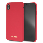 GUESS GUHCI65LSGLRE iPhone Xs Max punane /czerwony kva korpus Silikoonist