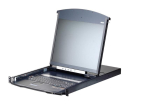 ATEN 16-port 19'' LCD CAT5e/6 KVM over IP lliti, kahekordse toitevarustusega -