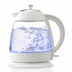 ETA | Crystal Kettle | ETA315490010 | Electric | 2200 W | 1.7 L | Glass | 360 rotational base | Glass/White