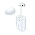 USAMS LB Mono Airpod Bluetooth 5.0 stereopeakomplekt mikrofoniga (MMEF2ZM | A) Analoogvalge