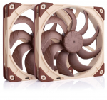 Noctua NF-A14x25 G2 PWM Sx2-PP korpuse ventilaatoripakett, 140 mm (NF-A14X25 G2 PWM SX2-PP)