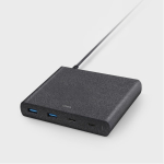 uniq ad. siec. HUB Surge 90W czarny /charcoal must 2xUSB Quick Charge 3.0 + 2xUSB-C PD 3.0 (LITHOS Collective)
