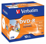 Verbatim Pritsitav DVD-R AZO 4,7 GB Jewel-case (10-ne pakett)