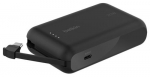BELKIN 10 000 mAh, 20 W, sisemine USB-C kaabel, must