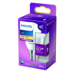 PHILIPS LED 60W P48 E14 WW FR ND 1PF/10