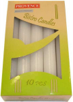 PROVENCE Table Candle White 2x17cm 10pcs