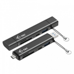 i-tec Card reader USB-C/USB-A Dongle SD TF and 2xUSB