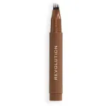 Makeup Revolution Instant Brow Hair Pen - Pero na obo 1,8 ml Warm Brown