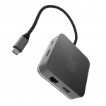 GREEN CELL GC HUB2 USB-C 6w1 USB 3.0 HDMI Ethernet