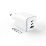 Fixed Mini 2x USB-C ja USB GaN laadija 65W