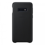 Samsung Galaxy S10e Leather Cover Black