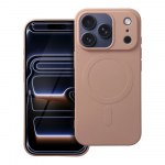 SILIKONIST MAG KATTELINE (suur auk) lekate, hildub MagSafe'iga IPHONE 17 Pro jaoks, roosa