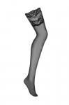 Obsessive 810-STO-1 L/XL pantyhose/stockings Black, Transparent