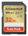 Sandisk EXTREME PLUS 32GB SDHC MEMORY CARD 2-PACK 100MB/S 60MB/S