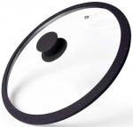 Fissman 9917 Arcades Glass Lid 20 cm Dark Grey