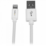 StarTech.com 2 m (6 ft) USB to Lightning kabel - Pikk iPhone / iPad / iPod laadurik - Lightning to USB kabel - Apple MFi sertifitseeritud - Valge